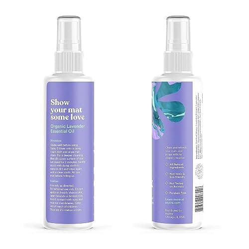ASUTRA Yoga Mat Cleaner Spray (Peaceful Lavender), 4 fl oz - No Slippery Residue, Organic Essential Oils, Deep-Cleansing for Fitness Gear & Gym Equipment, Microfiber Towel Included thumbnail 8