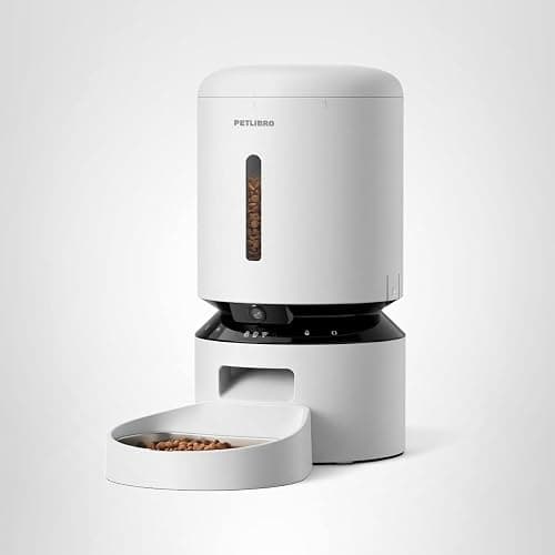PETLIBRO Automatic Cat Feeder with Camera, 1080P HD & Night Vision, 5GHz/2.4GHz WiFi & Cam Smart Pet Feeder with App Control, 2-Way Audio, Motion Alerts for Cats & Dogs, Stainless Steel Single Tray thumbnail 12