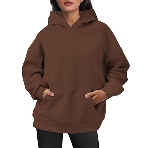 XINGJIAARTS Mockneck Sweatshirt Women Long Sleeve Fleece Top Pullover Hoodies For Women Sweater Shirts With Side Pockets New thumbnail 2