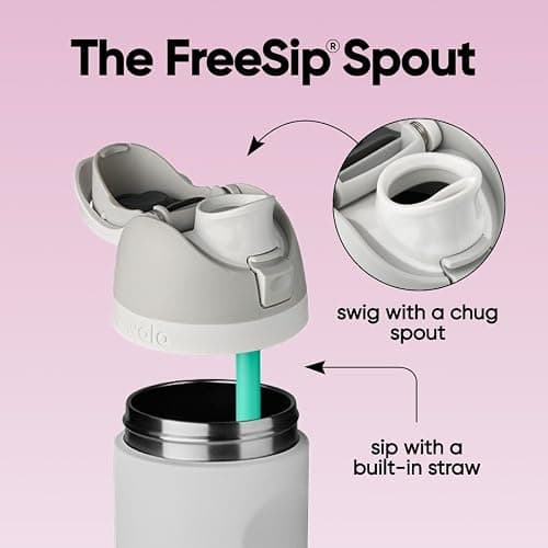 Owala FreeSip Stainless Steel Water Bottle 24 oz Dreamy Field thumbnail 3