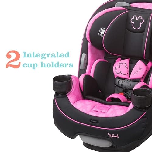 Disney Convertible Car Seat, Rear Facing 5-40 pounds, Forward Facing 30-65 pounds, Booster 40-100 lbs, Convert From Infant to Toddler, Simply Minnie thumbnail 2