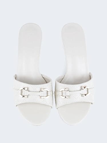 Unzé Women FELISA Spool Heels Sandals UK Size 3-8 thumbnail 5