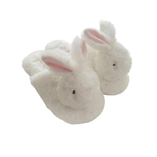 Millffy Women Cute Plush Animal Unicorn Slippers Bunny Rabbit Shoes Indoor Home Bedroom Slippers - Image 1