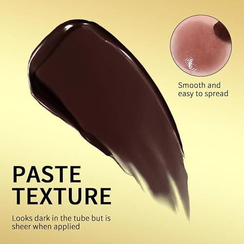URQT Black & Pink Honey Lipstick Tinted Lip Balm – Moisturizing Sheer Lip with Natural Shine, Hydrating & Lightweight Lip Tint, Long-Lasting Dark Cherry Tinted Balm Lip Stain (Honey Lipstick, 1) thumbnail 5