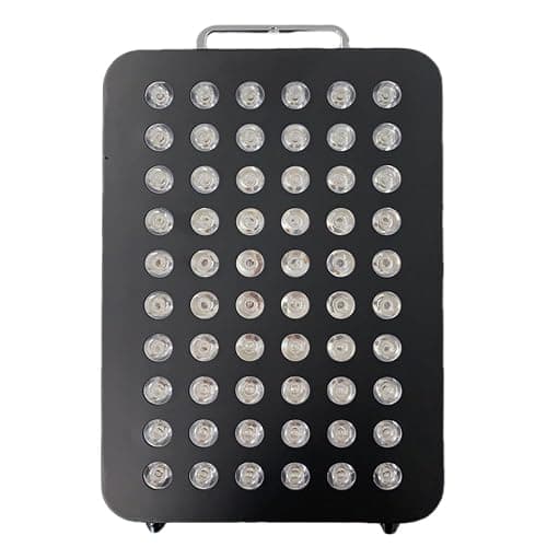 BestQool Red Light Therapy, Dual Chip Clinical Grade LED Device with Near-Infrared Light 660nm 850nm High Power Panel, Ideal for Body, Face, Recovery, Improve Sleep, Skin Health, 105W (Black 60) thumbnail 10