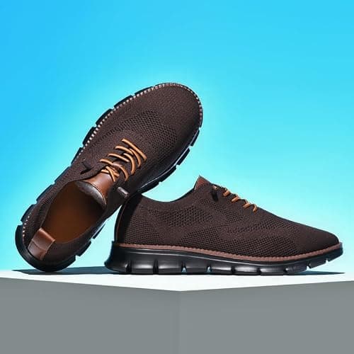 Wearbreeze Men’s Business Casual Oxford Sneakers – Lightweight Lace-Up Dress Shoes for Work, Travel & Daily Commute thumbnail 2