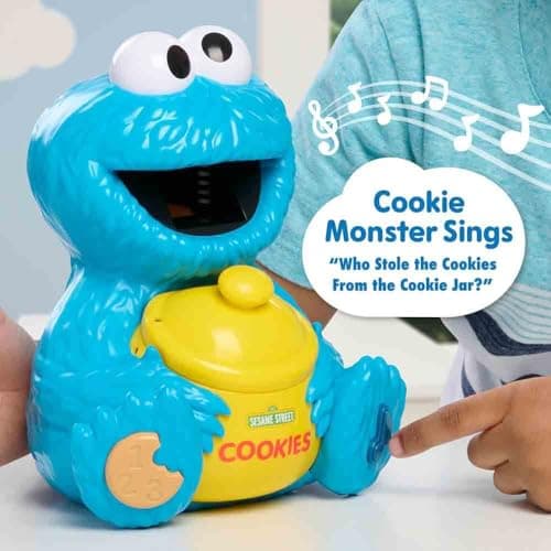 Sesame Street Cookie's Counting Jar, 12-Pieces, 20+ Phrases and Sounds, Learning and Education, Kids Toys for Ages 2 Up by Just Play thumbnail 8