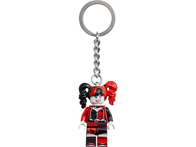 LEGO Super Heroes Harley Quinn Minifigure Keyring 854238 - Image 1