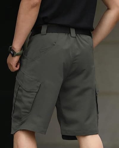 whox Mens Hiking Cargo Shorts Casual Tactical Waterproof Shorts for Work Golf Fishing with 6 Pockets(No Belt) thumbnail 4