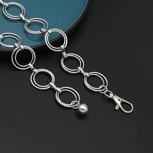 HIQUACC Women's Chain Belt Metal Waist Belt Chunky Belly Link Belt thumbnail 3