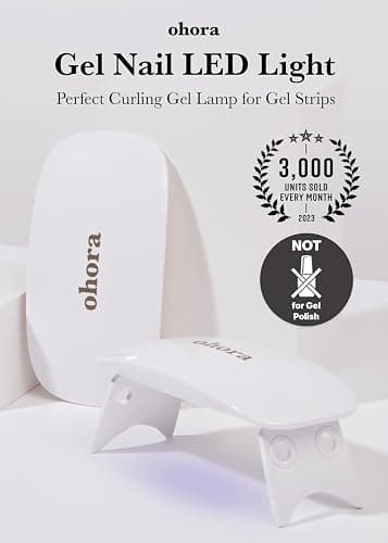 ohora Care LED Lamp for Semi Cured Gel Nail Strips - 6W Max, 2 Timers (45s / 60s), Portable Lamp for Curing Gel Nail Art, For Gel Stickers and Strips Only thumbnail 2