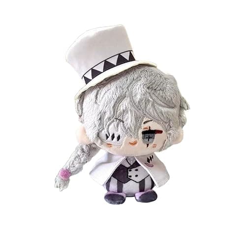 YLQANONG Dazai Osamu Anime Figure Pillow Bag Pendant Sigma/Nikolai Gogol Soft Pillow Cute Stuffed Cushion Anime Figures 4.72IN - Image 1
