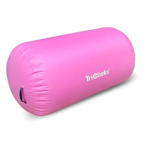 KIASTER Air Roller Inflatable Tumbling Gymnastics Mat Air Roll Barrel Tumble Track Back handspring Mat for Gymnastics Yoga Training Cheerleading Home Use thumbnail 8