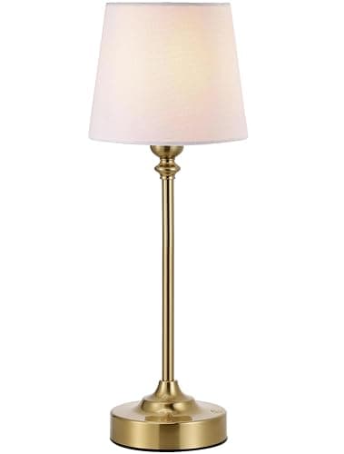 Cordless Table Lamp Rechargeable Gold - 1 Pack Brass 4000mAH Battery Operated Lamp for Decor, 3000K Stepless Dimming Touch Control Wireless Lamp for Bedroom, Dining Table, Counter, Living Room - Image 1