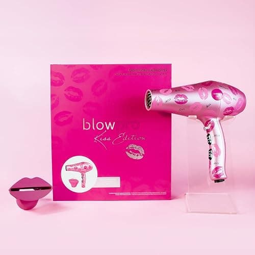 blowpro KISS Edition Titanium Dryer, Reduces Drying Time, 3 Speed & Temp Settings, Pure-Air Tech, 6-White LED Lights, Removable Filter, Cool Shot Button, Comes w/Concentrator! thumbnail 2