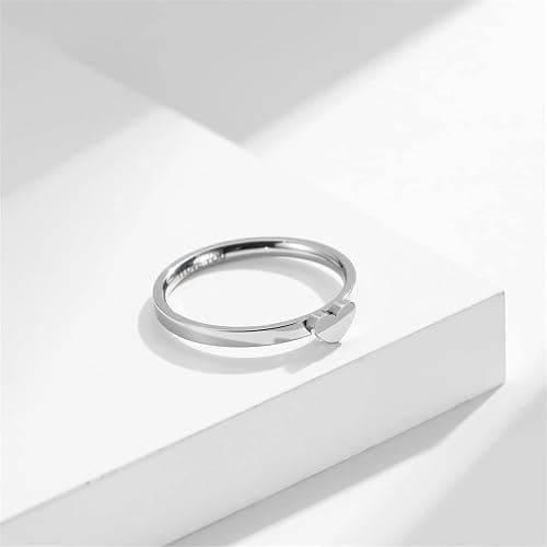 Yifnny Matching Rings for Couples, Couple Heart Rings Set Couple Rings I LOVE YOU Matching Heart Promise Rings for Her and Her Engagement Wedding Ring thumbnail 6