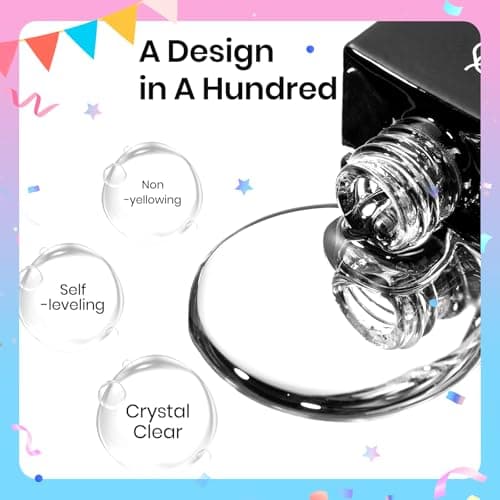 Beetles Blooming Gel 10ML, Blooming Gel Nail Polish Clear UV LED Blossom for Spreading Effect Marble Natural Stone Watercolor Floral Print Soak Off DIY Summer Nail Art Design Manicure Gifts for Women thumbnail 6