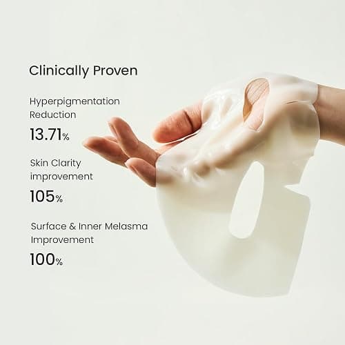BIODANCE Radiant Vita Niacinamide Real Deep Face Mask 4 Pcs | Hydrogel Overnight Mask | Tone Correction, Texture Refining and Glow | Korean Face Mask for Glass Skin | Korean Skincare, Easter Gifts thumbnail 7