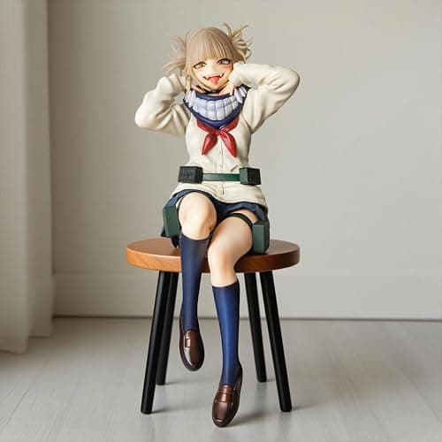 YLQANONG MHA Figures Toga Himiko Anime Figure Statues Midoriya Izuku/Todoroki Shouto Anime Action Figurine 16CM/6.3IN thumbnail 4