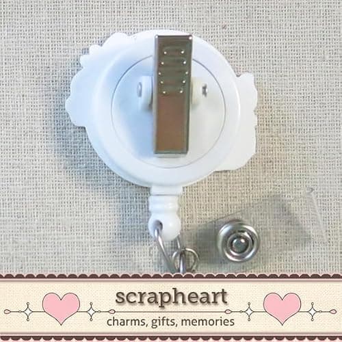 PARA Badge Reel, Retro Teaching Assistant Badge Holder, Paraprofessional Gift, Retractable Smiley Floral Badge Reel for Teachers and Classroom Staff, PARA Appreciation Gift thumbnail 4