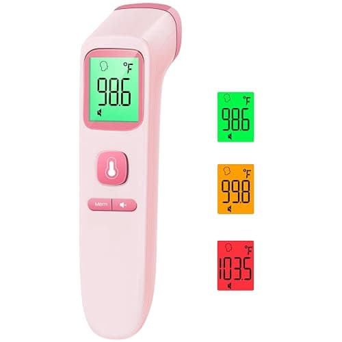 No-Touch Thermometer for Adults and Kids, Digital Accurate Baby Thermometer with Fever Alarm, 1 Second Fast Result, Easy to use, 2 in 1 Mode - Image 1