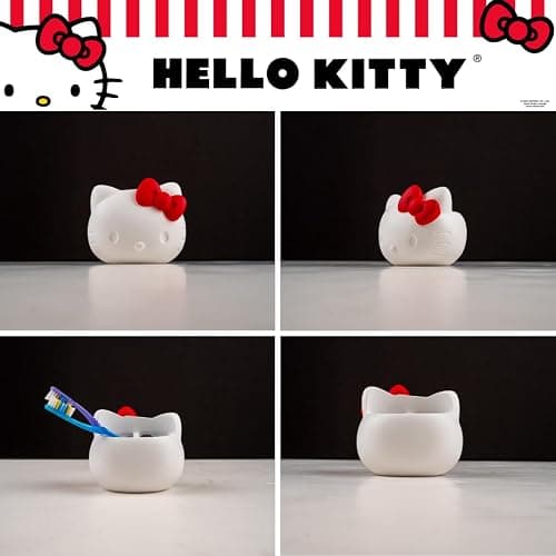 Hello Kitty Toothbrush Holder - Makeup Brushes/Pens Tumbler, (Officially Licensed Product) By Franco thumbnail 5