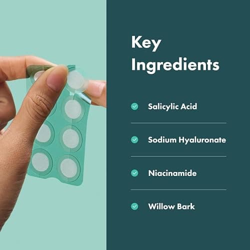 Mighty Patch Micropoint Large Hydrocolloid Pimple Patches for Face Blemishes from Hero Cosmetics, Acne Stickers for Early Stage Zits & Hidden Pimples, 395 Proprietary Micropoints, 8 Count thumbnail 5
