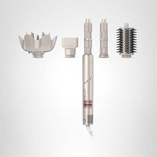 Shark HD435 FlexStyle Air Styling & Drying System, Powerful Hair Blow Dryer & Multi-Styler with Auto-Wrap Curlers, Curl-Defining Diffuser, Oval Brush, & Concentrator Attachment, Stone thumbnail 17
