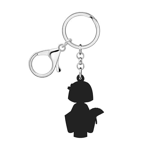 NEWEI Acrylic Anime Japanese Kimono Doll Keychain Car Keys Wallet Backpack Key Rings Accessories Gifts for Women Girls Charms thumbnail 6