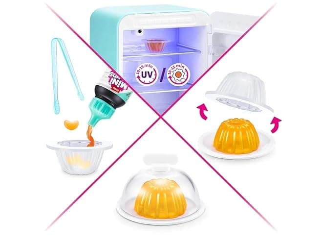 Zuru Mini Minis Refrigerator + 3 Capsules, Fill The Fridge Set, Mini Brands thumbnail 4