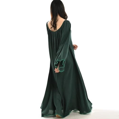 BLESSUME Medieval Wedding Dress Renaissance Pirate Faire Celtic Chemise Under Dress thumbnail 2