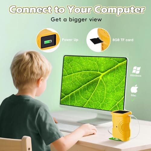 Microscope for Kids - 1000X Portable Pocket Kids Microscope thumbnail 6