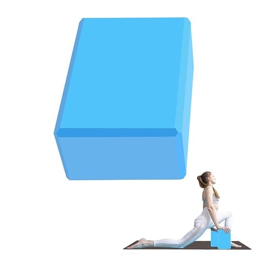 Kenhihi Yoga Block - Unsupported Latex Eva foam - Soft non slip surface with bevel for yoga, pilates, meditation - Yoga accessories for stability, balance and deep stretching - Image 1