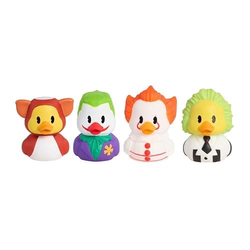Duckalooz Warner Bros Collectible Toy Ducks Bundle | 2.75-inch Tall, Includes Batman, Superman, Superwoman, Flash, Gizmo, Joker, It, Beetlejuice thumbnail 4