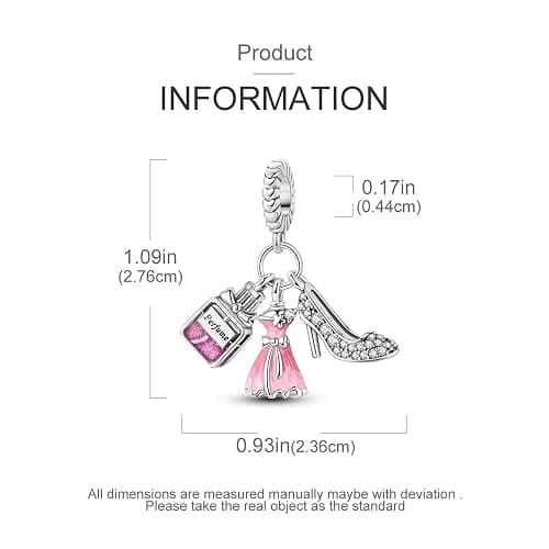NARMO 925 Sterling Silber Charms für Pandora Armbänder Dangle Charms für Frauen Hamsa Hand Evli Augen Charms Silber Armband Charms thumbnail 4