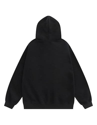 Aelfric Eden Womens Oversized Graphic Hoodies Y2k Flower Embroidery Number Print Pullover Hooded Sweatshirt Unisex thumbnail 2