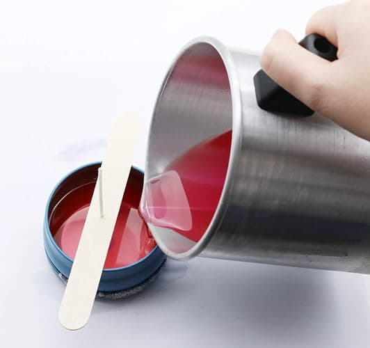 Aroparc Candle Making Pouring Pot 101oz, Wax Melting Pot, Pouring Pitcher | Dripless, Seamless, Heat-resistant Handle, Classic and Durable Wax Melter for Candle DIY, Easy to Use thumbnail 7