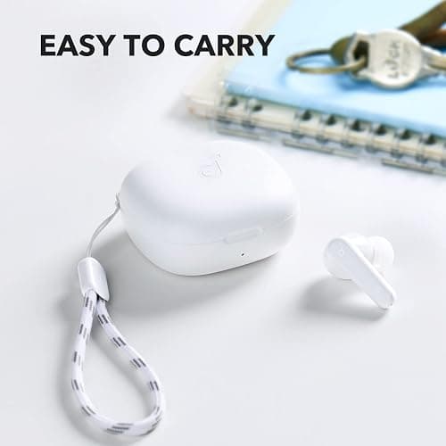 Soundcore by Anker P20i True Wireless Earbuds, 10mm Drivers with Big Bass, Bluetooth 5.3, 30H Long Playtime, Water-Resistant, 2 Mics for AI Clear Calls, 22 Preset EQs, Customization (White) thumbnail 5