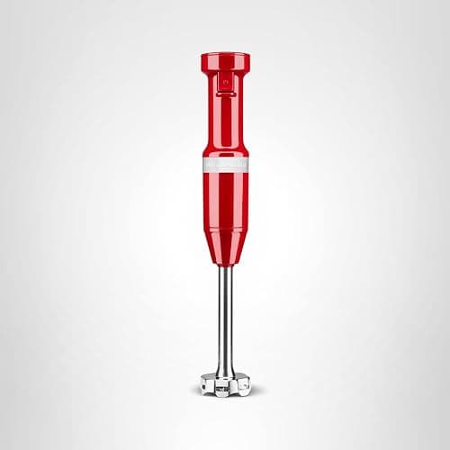 KitchenAid Variable Speed Corded Hand Blender KHBV53, Empire Red thumbnail 5
