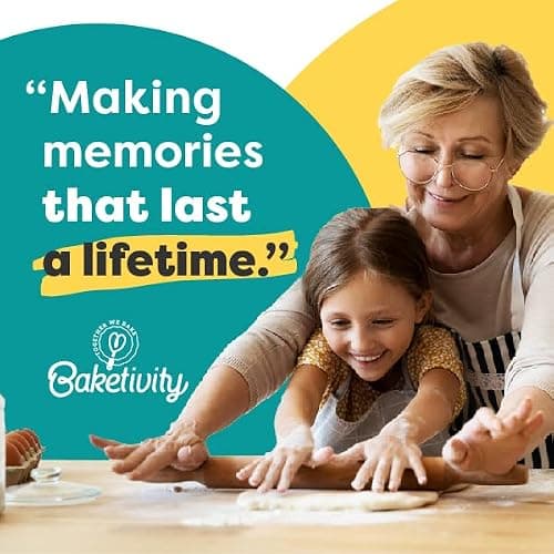 Baketivity Confetti Swiss Roll Kids Baking Kit with PreMeasured Ingredients | Real Jelly Roll Cake Making Set with Decorating Supplies, Cream, Rainbow Sprinkles, and Hands-On Experience for Kids thumbnail 7