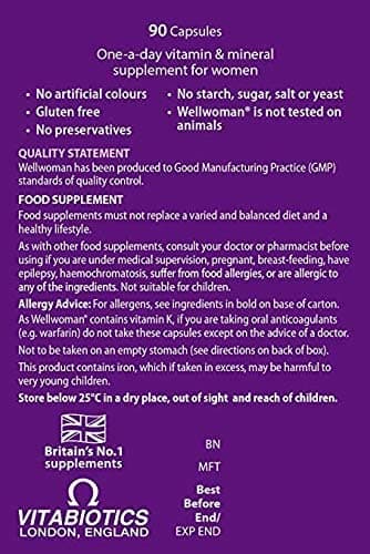 Vitabiotics Wellwoman Wellwoman 90 Tablets thumbnail 2