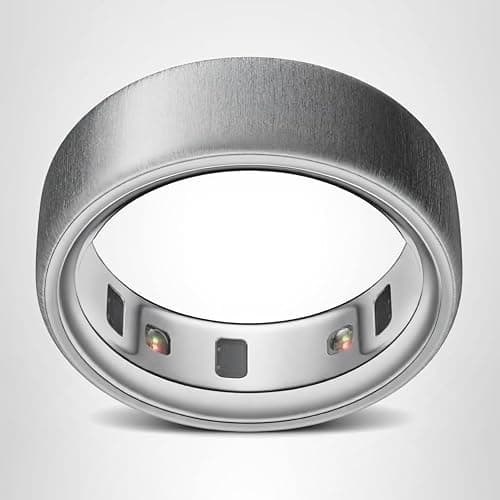 Oura Ring 4 - Brushed Silver - Size 10  thumbnail 11