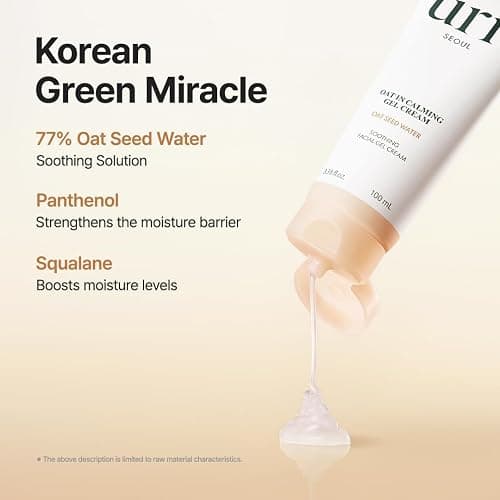 PURITO Oat In Calming Gel Cream, Oat Seed Water Hydration & Soothing, Lightweight, Non-Sticky FA Safe Moisturizer for Sensitive Skin, Non-Comedogenic, Fragrance-Free, Korean Skincare 3.38 fl.oz thumbnail 4