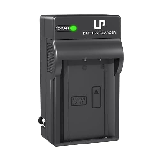LP LP-E10 Battery Charger, Charger Compatible with Canon EOS Rebel T7, T6, T5, T3, T100, 4000D, 3000D, 2000D, 1500D, 1300D, 1200D, 1100D & More (NOT for T3i T5i T6i T6s T7i) - Image 1