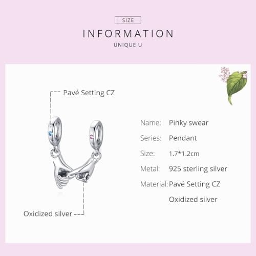 VOROCO 925 Sterling Silver Love Heart Charm for Charm Bracelet, Christmas Mother's Day Birthday Perfect Jewelry Gifts for Mom Grandma Daughter Friend Sister thumbnail 4