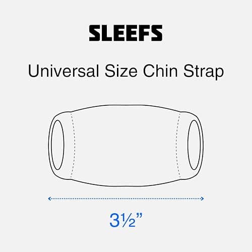 SLEEFS Football Chin Strap Cover - One Size Fits All Cushion - Shield Compatible with Virtually All Helmets - Adult and Youth thumbnail 3