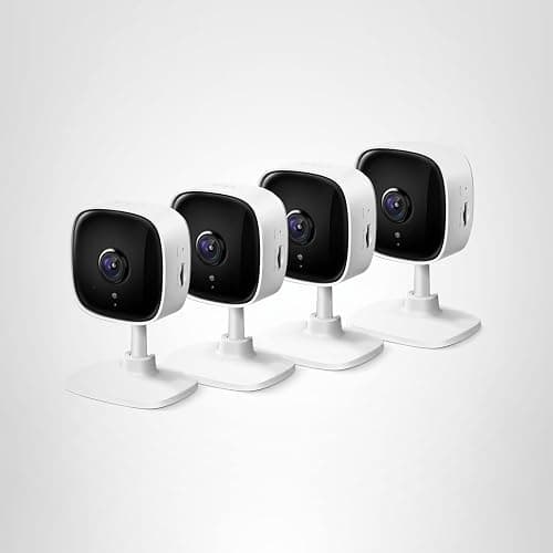 Tapo 2K Indoor Wired Security Camera - Works as a Baby Monitor & Pet Camera, Person/Motion/Baby Cry Detection, 2-Way Audio, Siren, Subscription-Free Local Storage or Optional Cloud, C110P4 (4-Pack) thumbnail 8