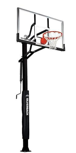 Silverback In-Ground Basketball Hoops, Adjustable Height Tempered Glass Backboard and Pro-Style Flex Rim. - Multiple Styles Available thumbnail 28