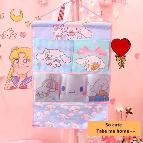 Kerr's Choice Wall Door Closet Hanging Storage Bag Cute Wall Bag Cute Nursery Room Decor Room Storage Gift for Girls Women thumbnail 2