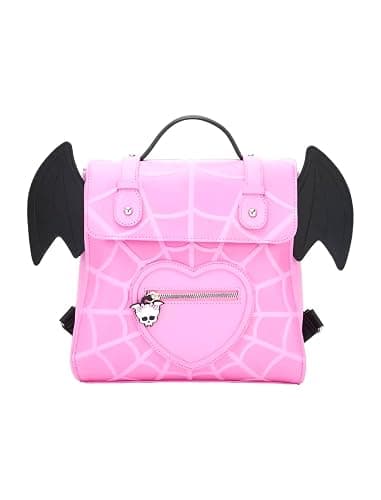 Hot Topic Monster High Draculaura Skullette Bat Wings Mini Backpack BLACK NONE - Image 1